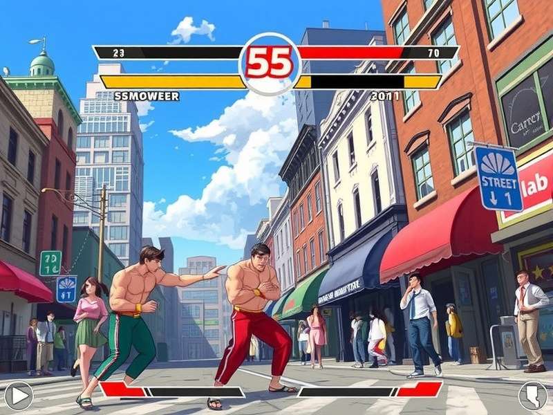 Chun-Li performing her famous kick