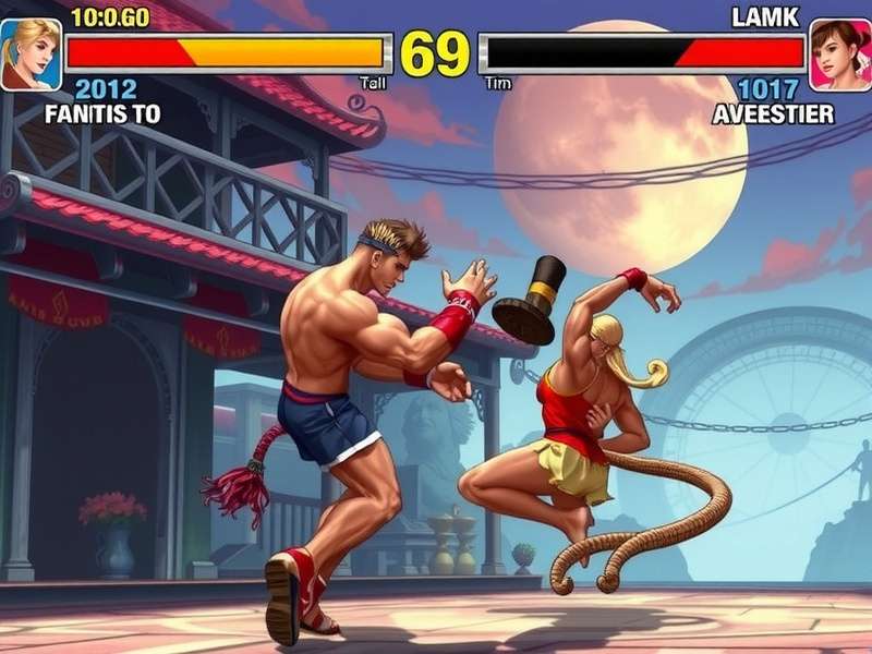 Dhalsim in meditation pose with fire effects