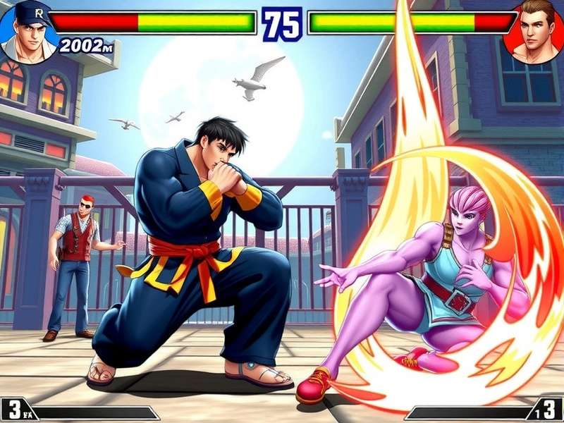 Street Fighter II Champion Edition arcade cabinet