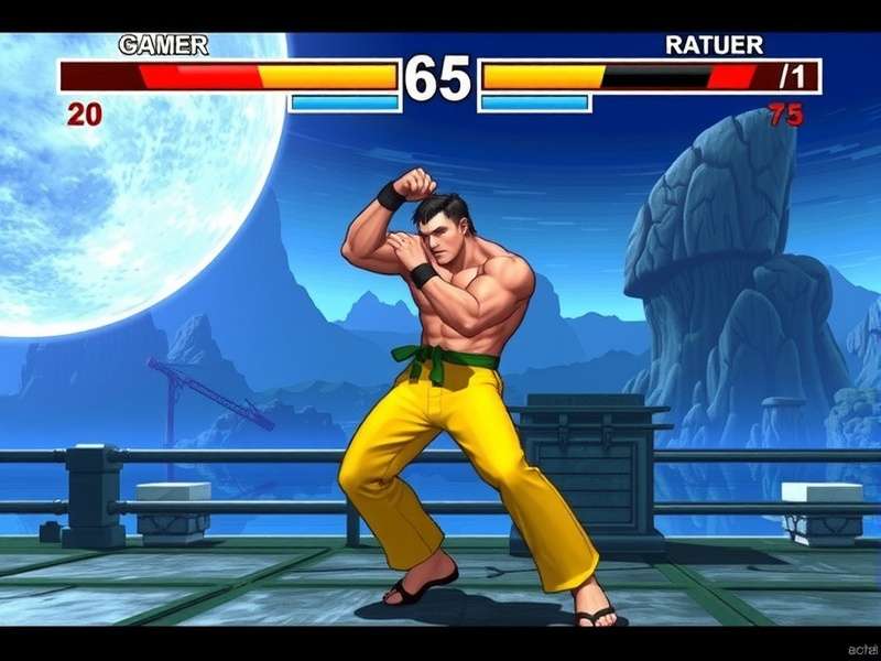 Street Fighter Alpha arcade cabinet and gameplay scene