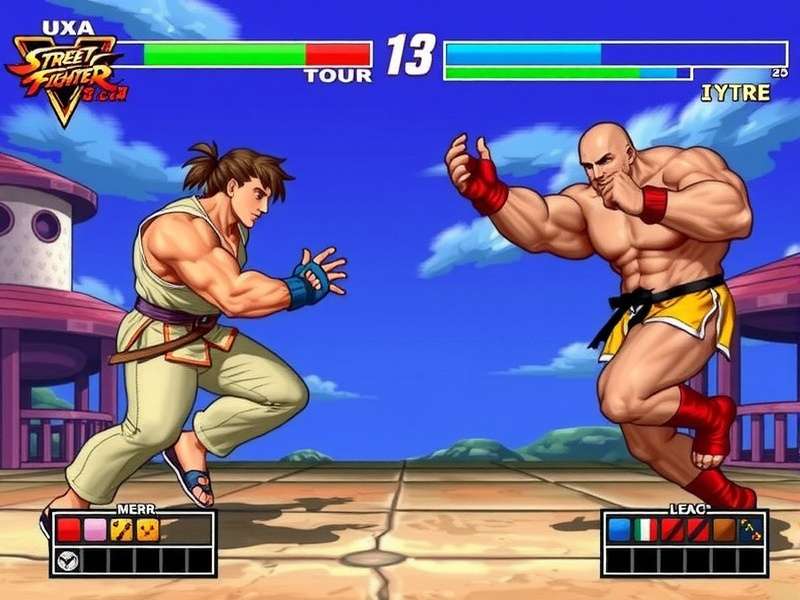 Street Fighter 6 gameplay screenshot showing Ryu and Luke fighting
