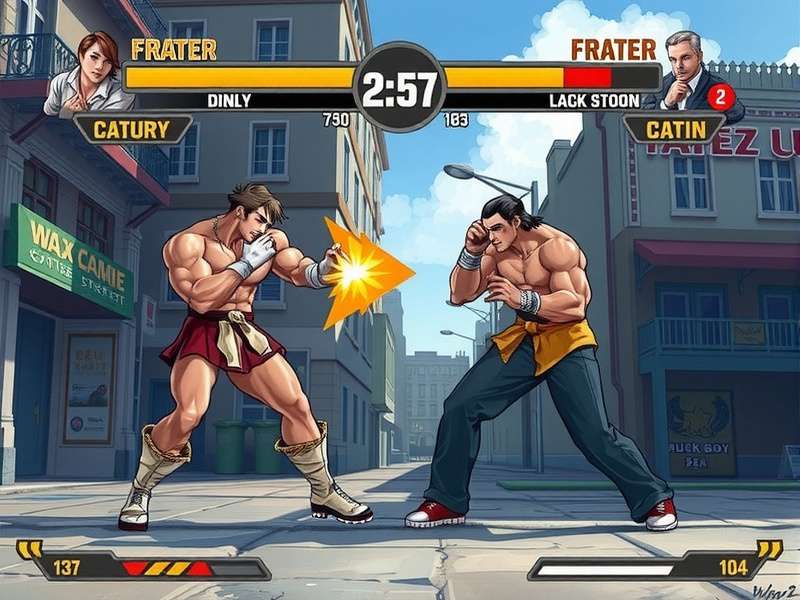 Ryu from Street Fighter in fighting stance