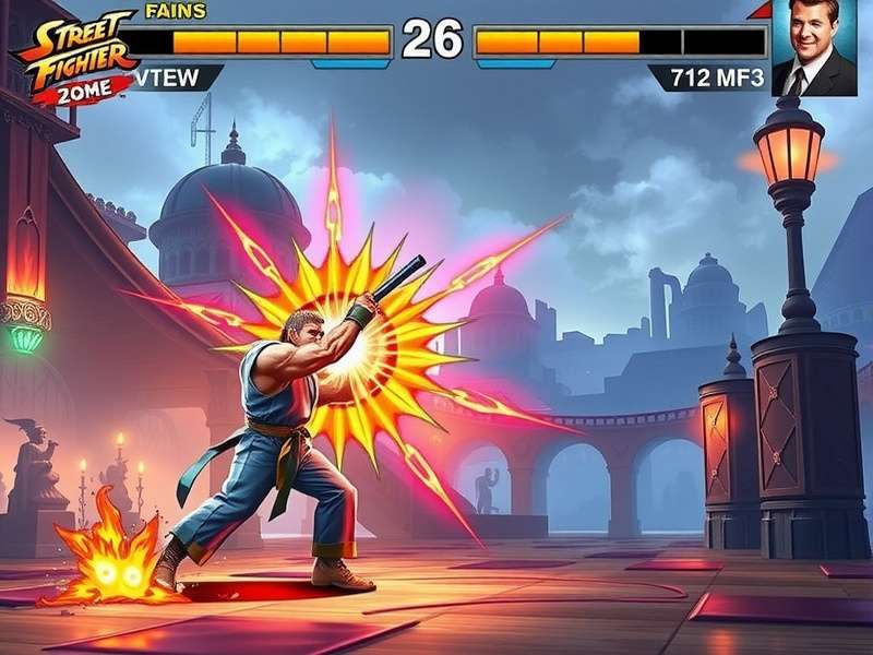 Crowd at a large esports tournament watching Street Fighter