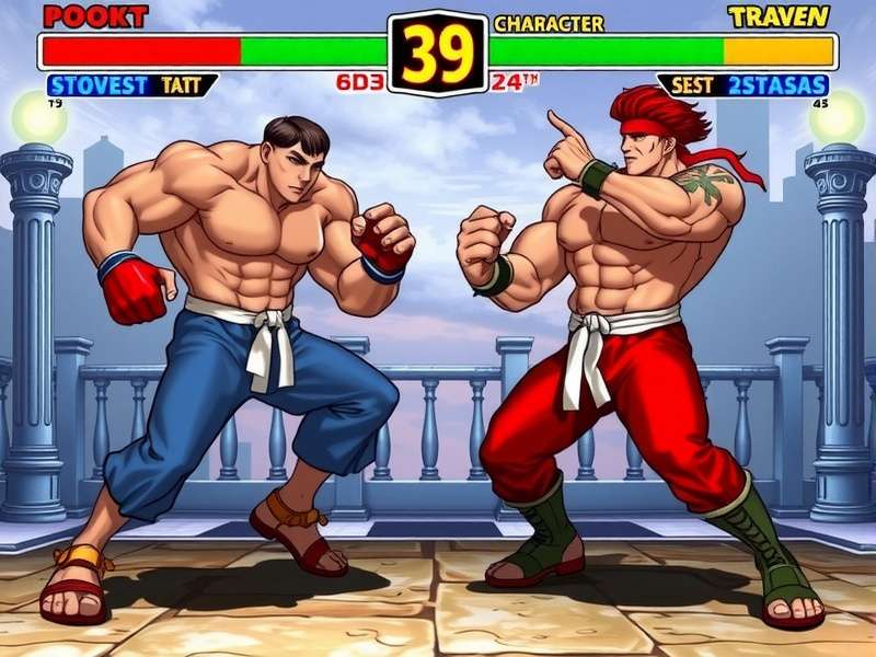 Ryu performing Hadouken in Street Fighter