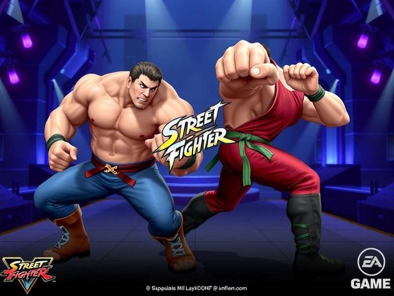Street Fighter 6 character reveal at The Game Awards stage