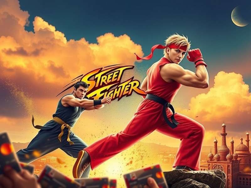 Official 1994 Street Fighter Movie Theatrical Poster featuring Jean-Claude Van Damme as Guile