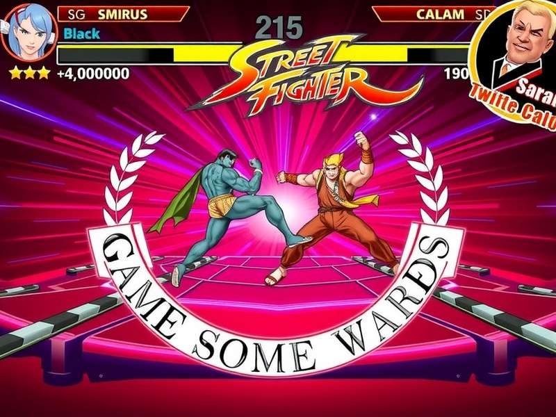 Spectacular stage reveal of a new Street Fighter character at The Game Awards