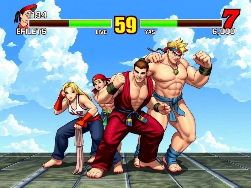 Ken Masters pixel art from original Street Fighter