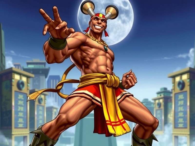 Dhalsim pixel art sprite from Street Fighter 2