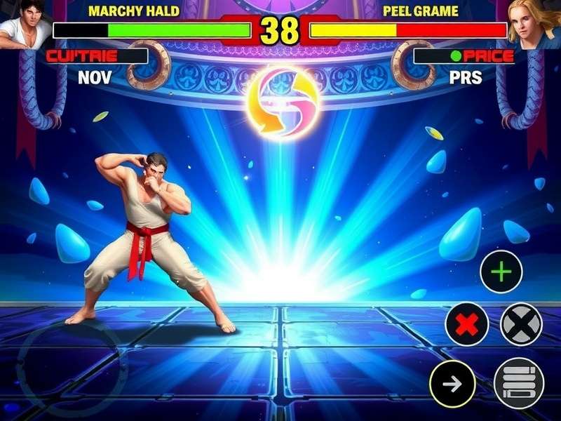 Ryu and Chun-Li facing off in an online Street Fighter match