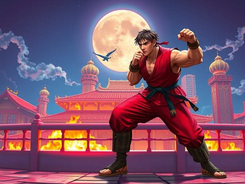 Street Fighter film poster featuring characters in fighting poses