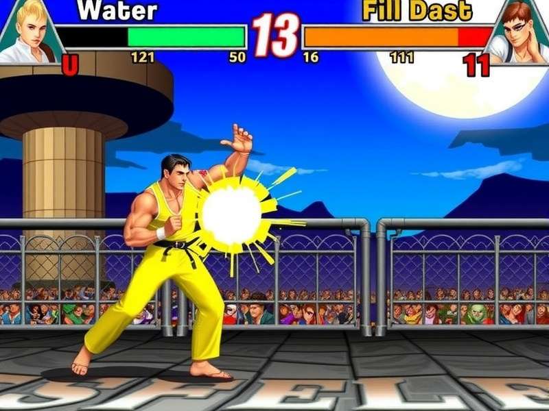 Street Fighter online match between Ryu and Ken