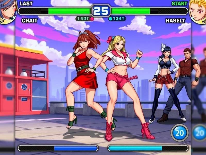 Cammy White in her green beret and leotard, poised to strike