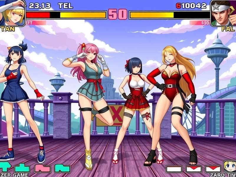 Sakura Kasugano in her school uniform, throwing a fiery Hadouken