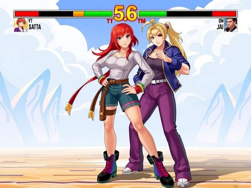 Chun-Li fighting stance in Street Fighter