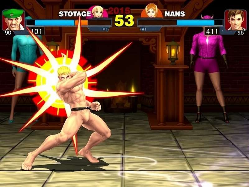 Street Fighter gameplay on Windows 11 with optimized graphics