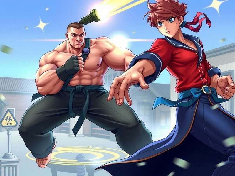 M. Bison looking menacing in Street Fighter