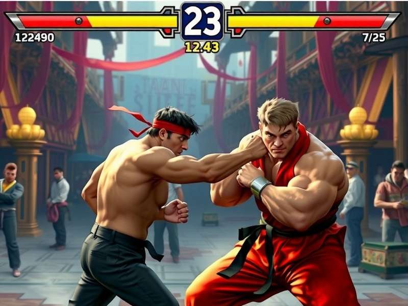 Teaser poster for the new Street Fighter film featuring Ryu and Chun-Li