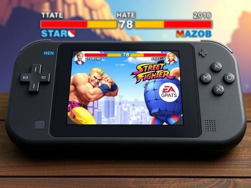 Internal components of the Street Fighter Game Console motherboard