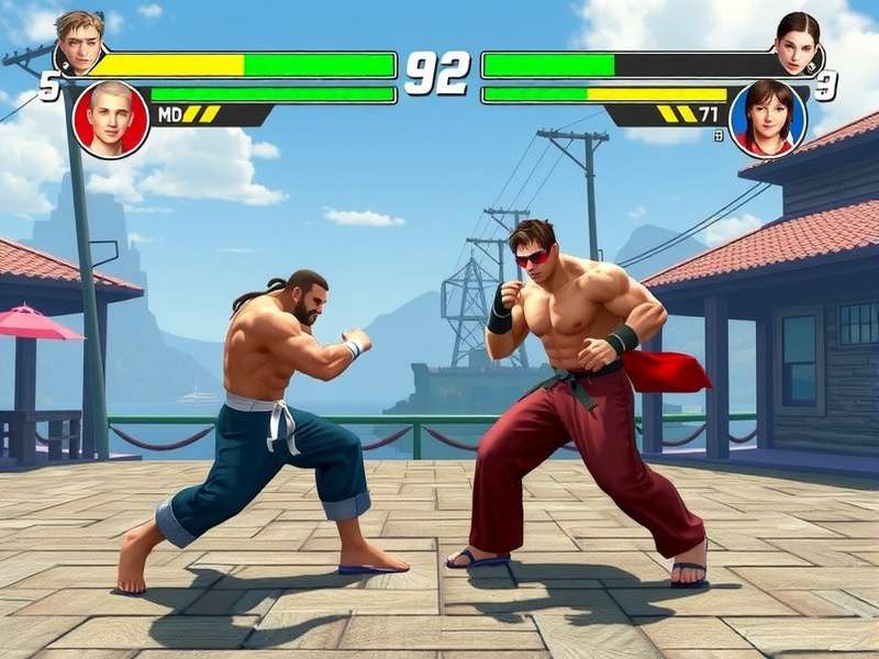 Street Fighter 6 intense gameplay on PS5 showing Luke vs Ryu