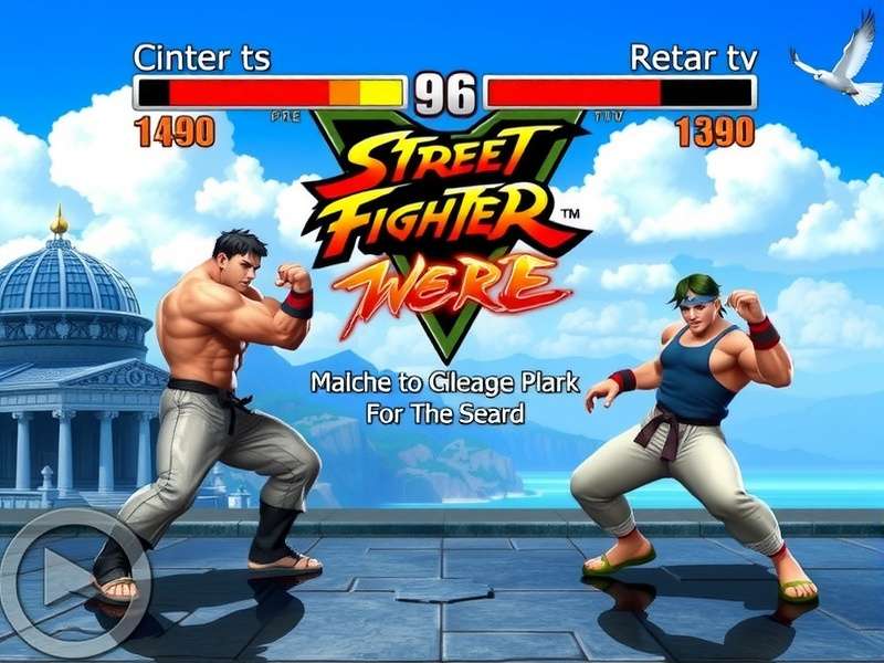 Street Fighter Game Play Online — competitive match screenshot with health bars and stage background