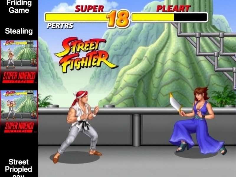 Best SNES Street Fighter Game — Street Fighter II Turbo on Super Nintendo featuring Ryu and Ken in battle