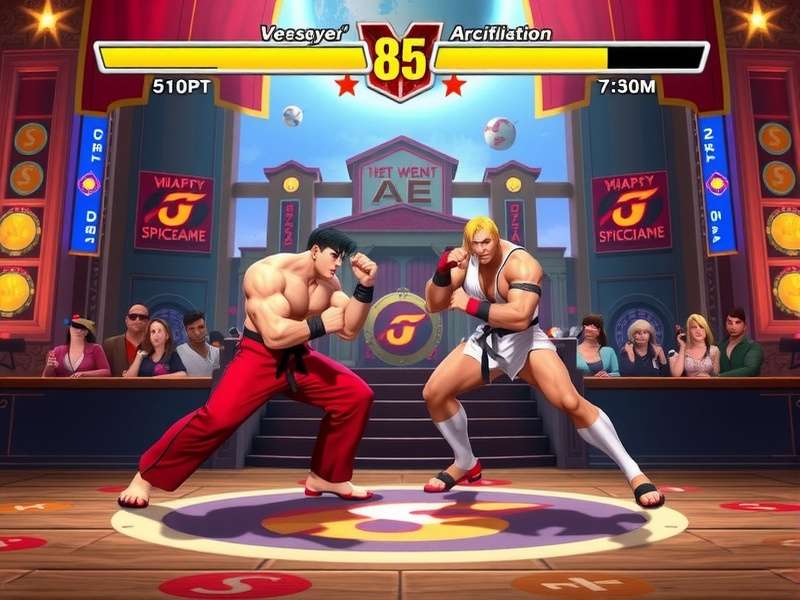 Crowd at Street Fighter Game Awards Live arena with haptic floors
