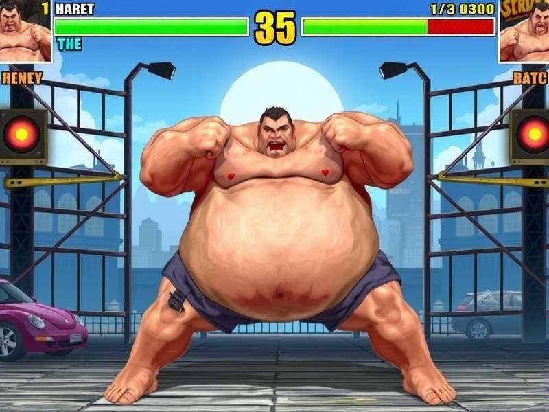Big Prisoner Guy (Abigail) executing a powerful move in Street Fighter V