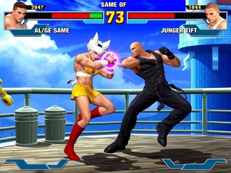 Street Fighter IV key visual featuring Ryu vs Ken in a dramatic battle stance