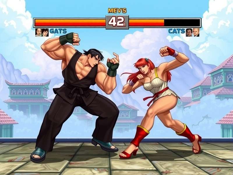 Street Fighter PC gameplay action screenshot featuring Ryu vs Ken