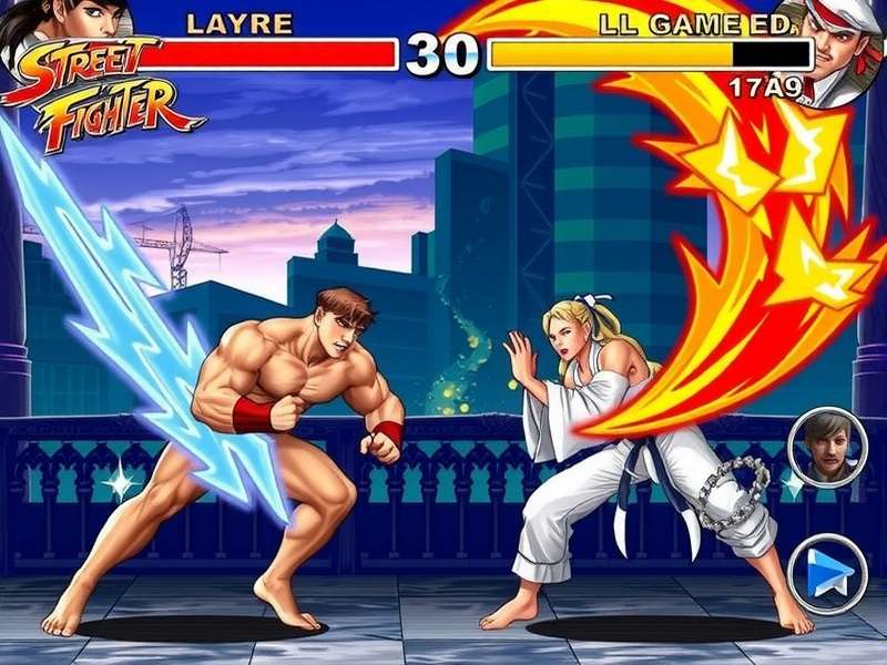 Street Fighter game systems evolution collage featuring iconic characters Ryu, Ken, Chun-Li, and Luke across different eras