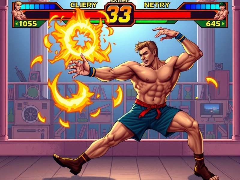 Andrew Schulz Street Fighter exclusive feature image with game arcade background
