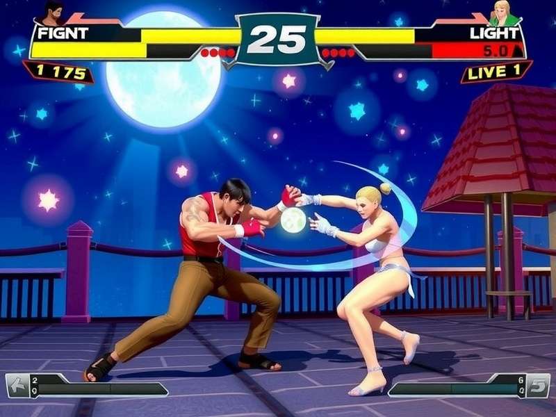 Free Street Fighter PS5 community tournament scene with players celebrating