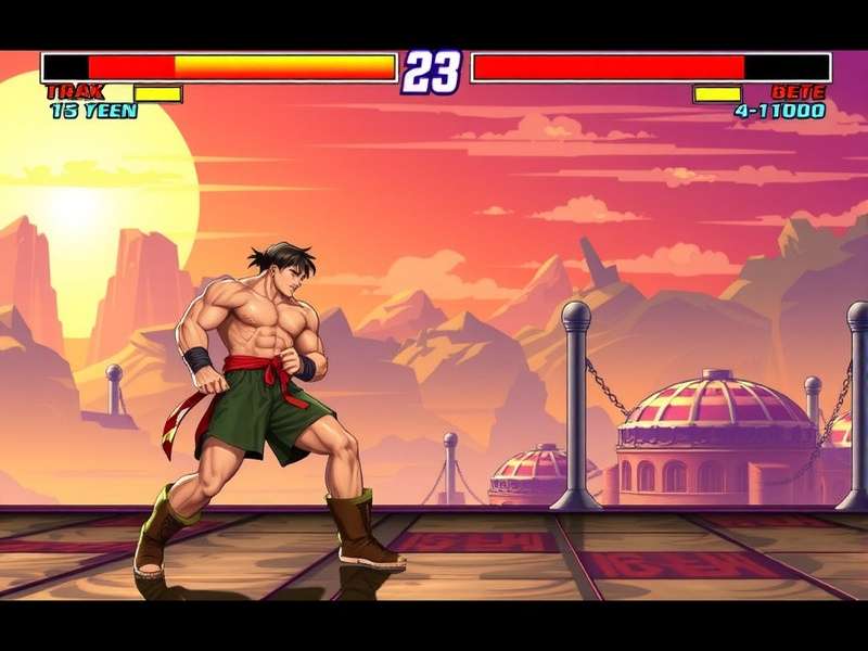 Street Fighter 6 gameplay showcase featuring Ryu vs Luke in the iconic training stage