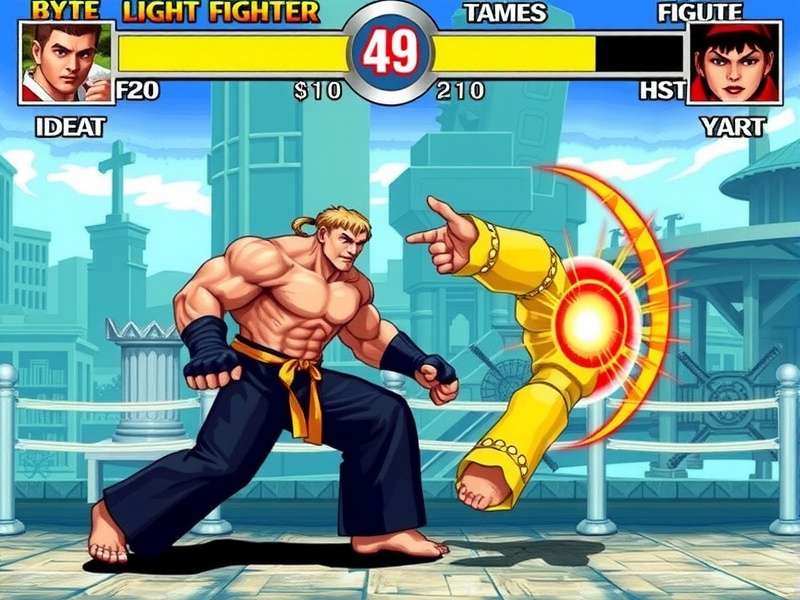 Street Fighter online match between Ryu and Bison in free play mode