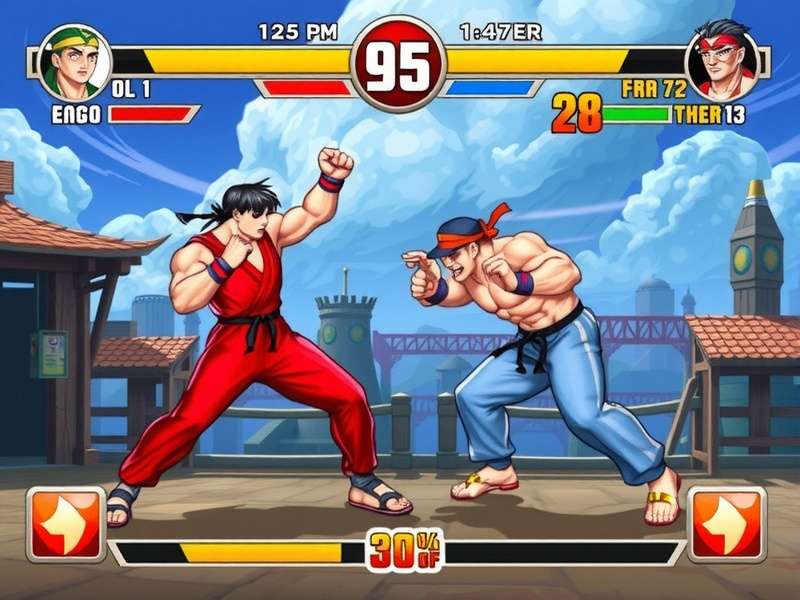 Street Fighter 6 gameplay on a modern gaming console
