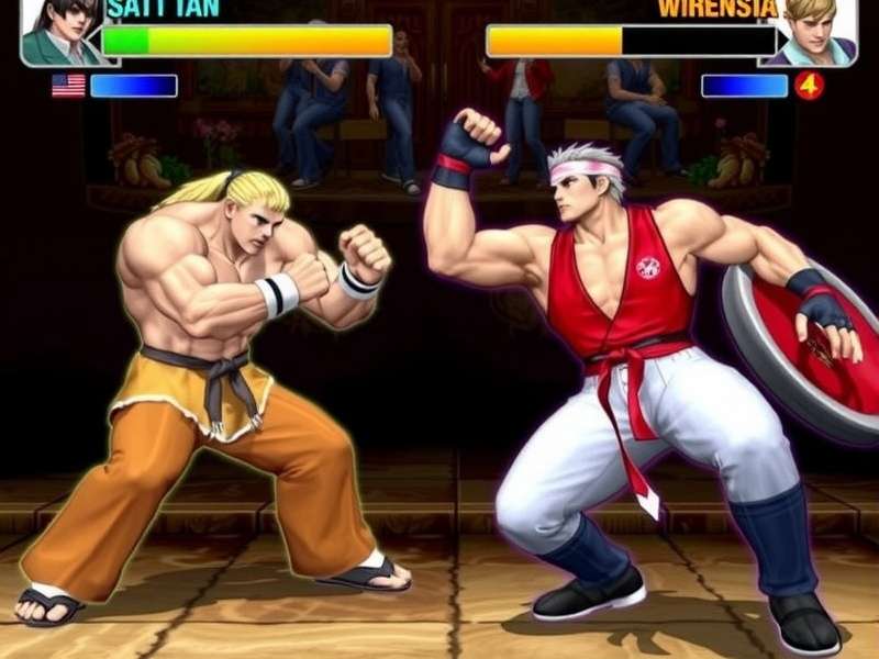 Street Fighter arcade cabinet lineup showing multiple generations of the legendary fighting game series